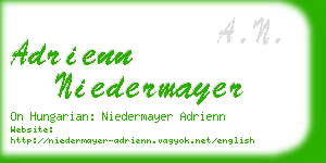 adrienn niedermayer business card